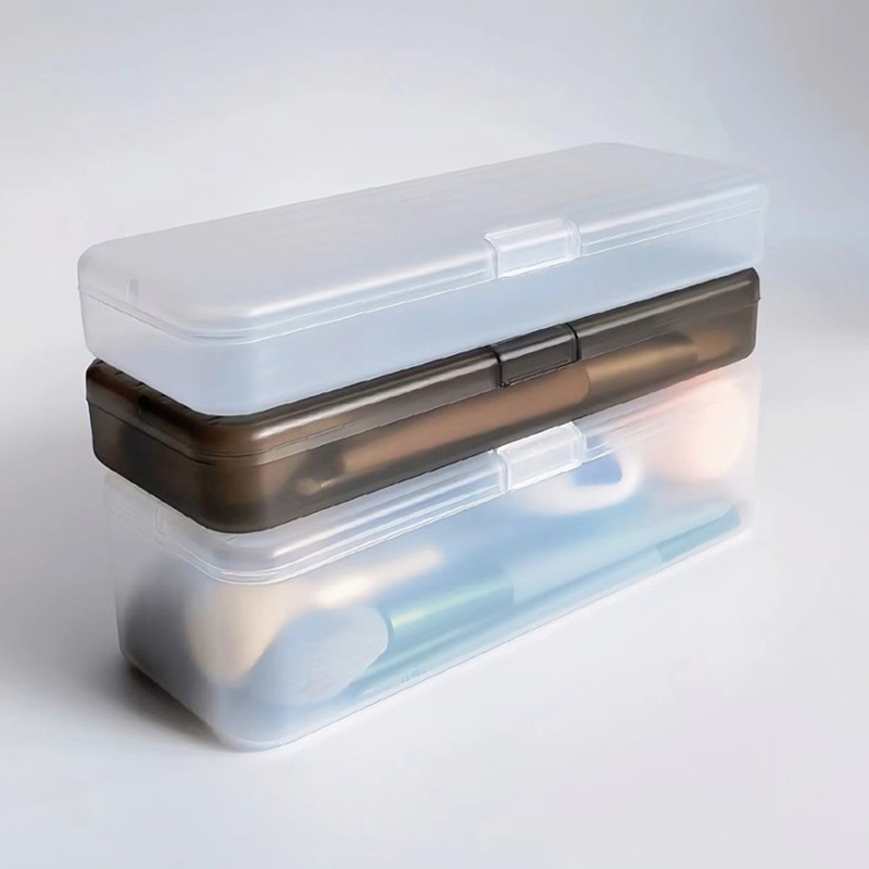 Beauty Makeup Box - 1 szt. Przezroczysty Plastikowy Pojemnik na