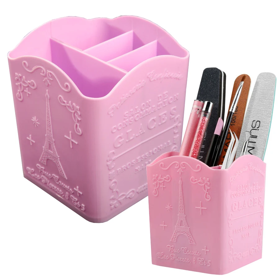 Beauty Makeup Box - Pojemnik na pędzle do zdobienia paznokci