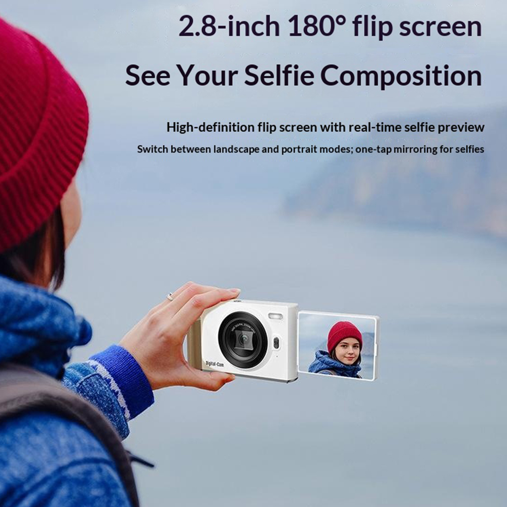 Aparat cyfrowy 48MP z filtrami – Beauty Makeup Filter recenzja i cena