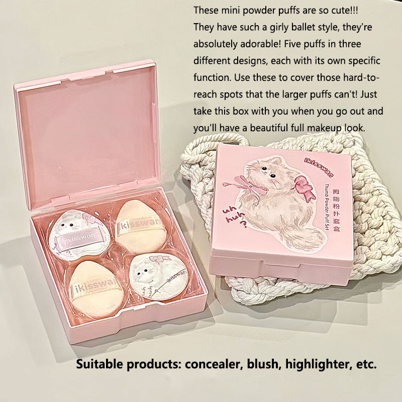5 szt. Uroczy Mini Zestaw Gąbe – Beauty Makeup Box recenzja i cena