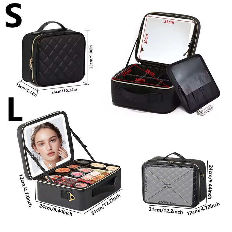 Duża kosmetyczka podróżna z lu – Beauty Zone Makeup recenzja i cena
